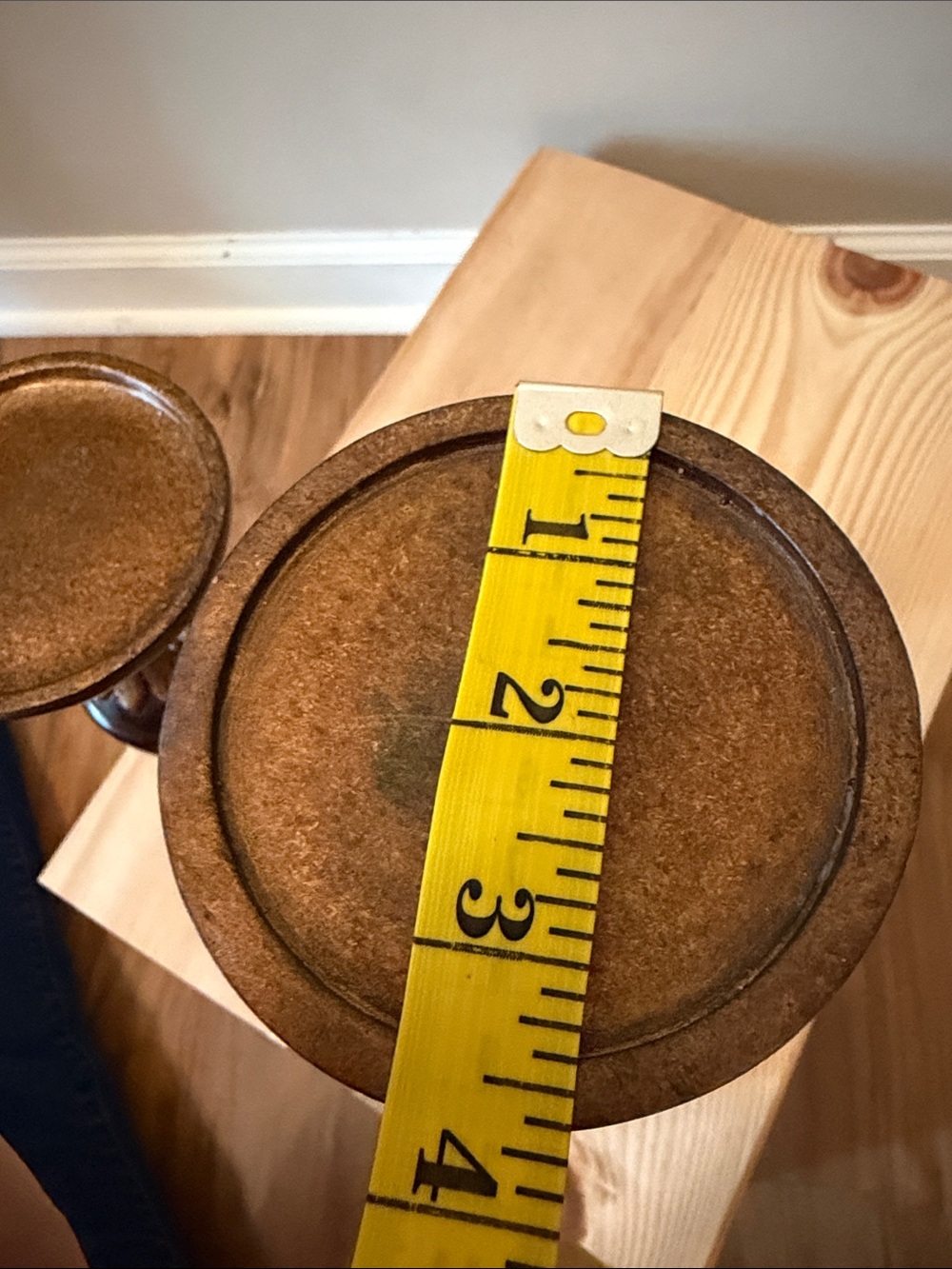 Pair of Resin Candle Holders - Picture 4 of 5